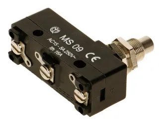 Microinterruptor de puerta MS09 5A 250V