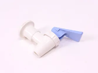 Grifo de plástico azul para dispensador de agua