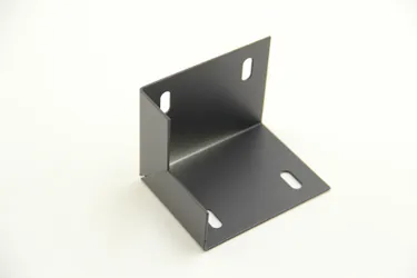 Placa de zócalo Corner Connection Negro