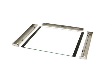 Montaje interior del cristal, silicona, masilla