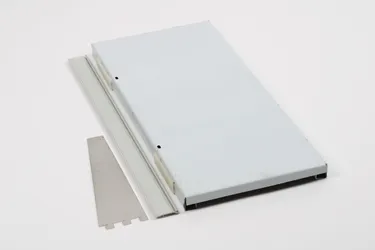 Stainless Shelf with Ticket Strip and 2 Brackets