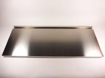 Puerta de trabajo opaca de acero inoxidable 70 1640 x 660 mm