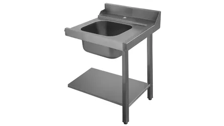 Mesa auxiliar con fregadero derecho PAL 70 DX