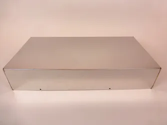 Bandeja de evaporación de acero inoxidable 500x95x255 mm