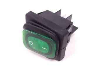 Interruptor luminoso Verde 250V 16A