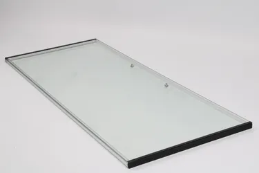 Door with transperant spacer h: 2005 Left 1250 and 2500mm Black