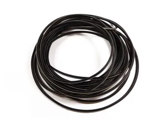 Perfil de PVC negro (Se vende por metros)