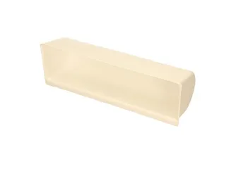 Tabuleiro de plástico branco 333 mm