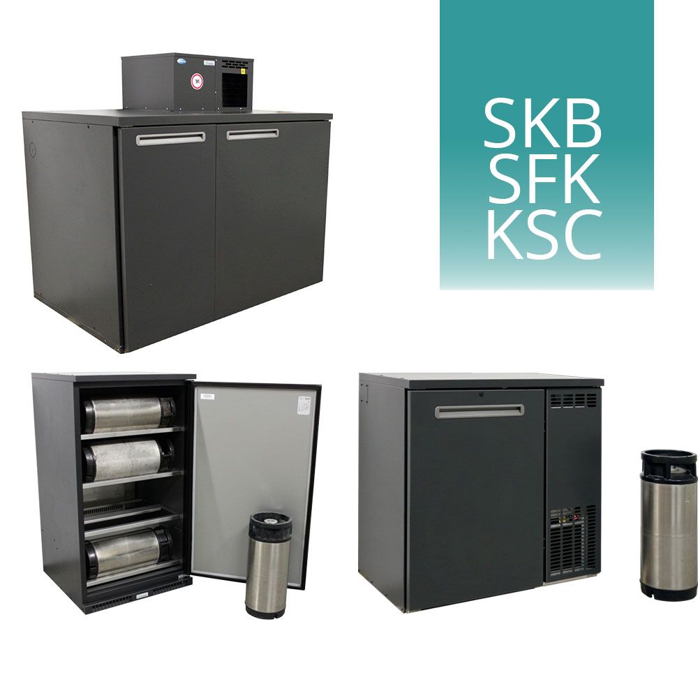 Serrco keg storage and coolers