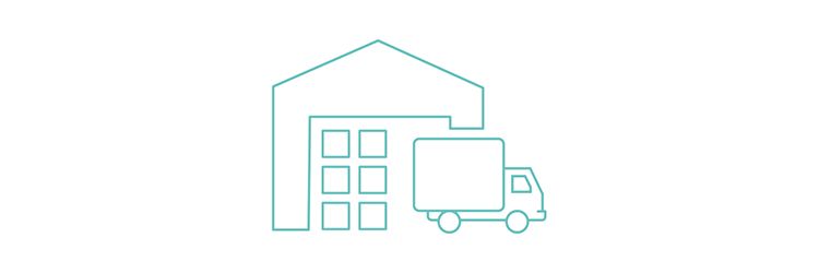 Globale Lieferung aus mehreren Lagern