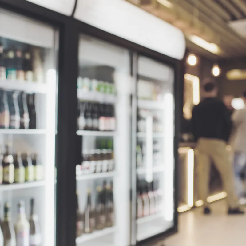 Chladiace skrine presklené - 2-3 dvere