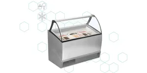 Морозильные витрины для мороженого - динамические