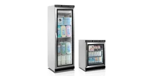 Mrazicí skříně prosklené dveře