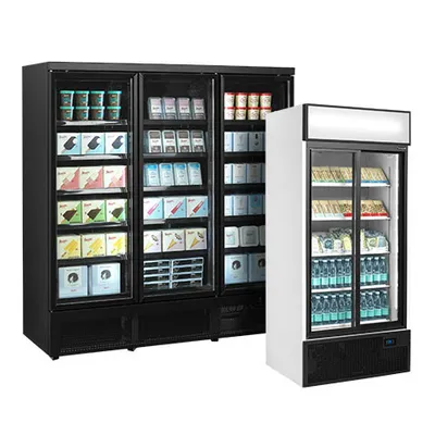 Chladiace skrine presklené - 2-3 dvere