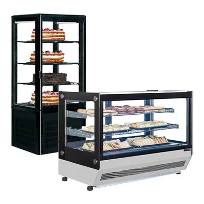 Chladiace predajné vitríny pultové