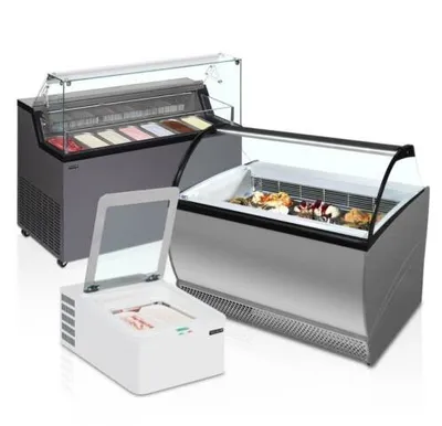 Distribútory zmrzliny statické