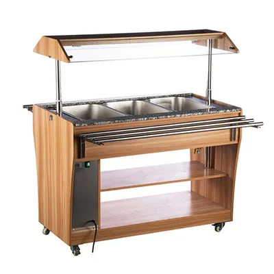 Šalátové pulty a chladiace nadstavby